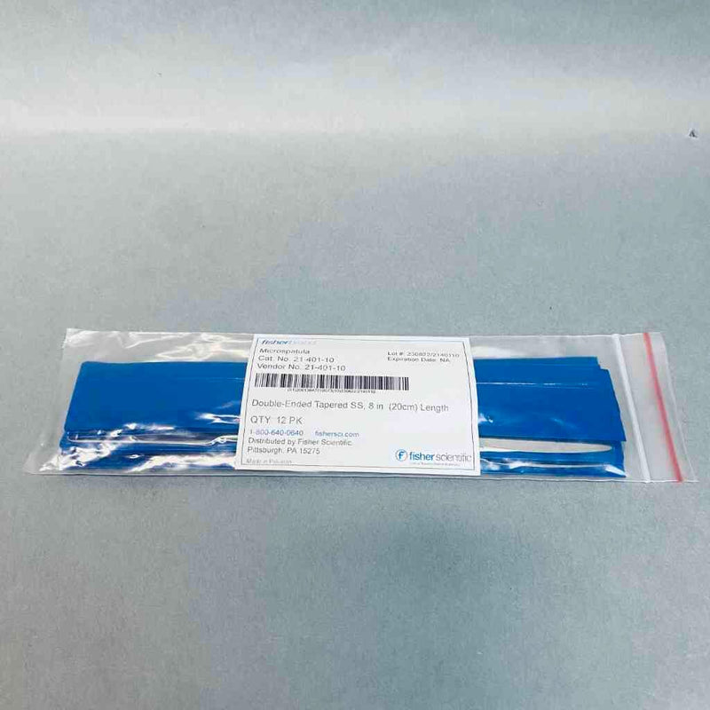 Fisherbrand Microspatula Double Ended Stainless Steel 8 in. Length Pack of 12 Spatulas Other Medical & Lab Equipment Fisherbrand
