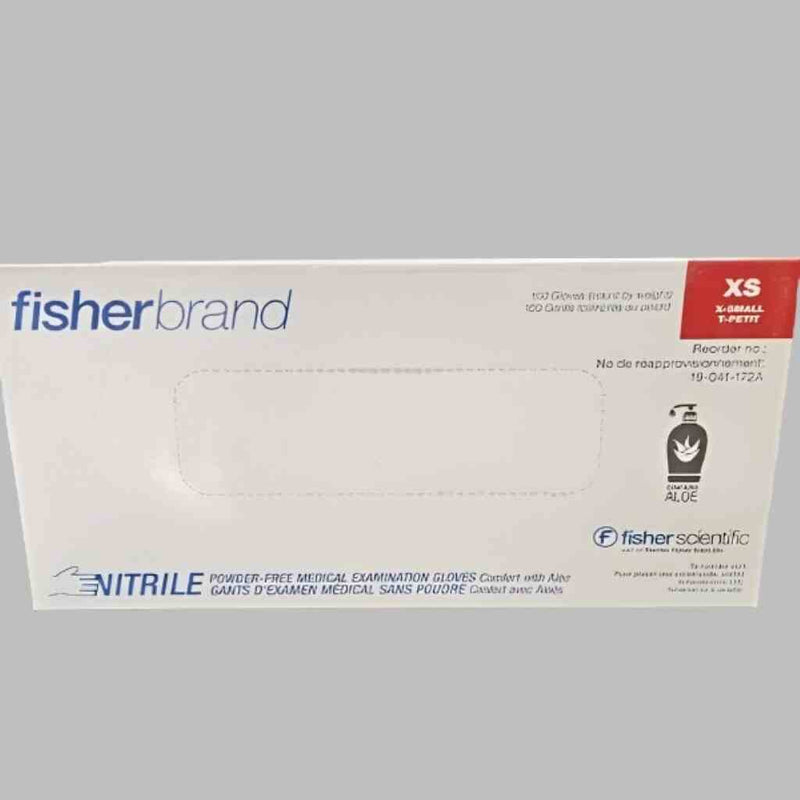 Fisherbrand Nitrile Exam Gloves XS Powder Free with Aloe - 900 Gloves Disposable Gloves Fisherbrand