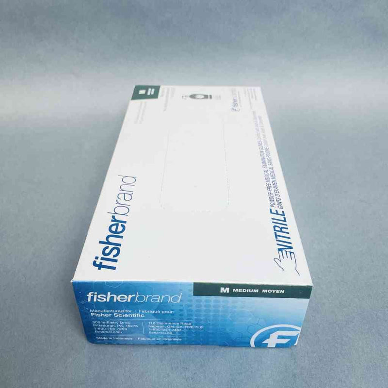 Fisherbrand Nitrile Gloves M Powder Free with Aloe 10 Boxes with 100 Gloves Each Disposable Gloves Fisherbrand
