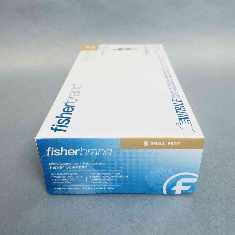 Fisherbrand Nitrile Gloves S Powder Free with Aloe 10 Boxes with 100 Gloves Each Disposable Gloves Fisherbrand