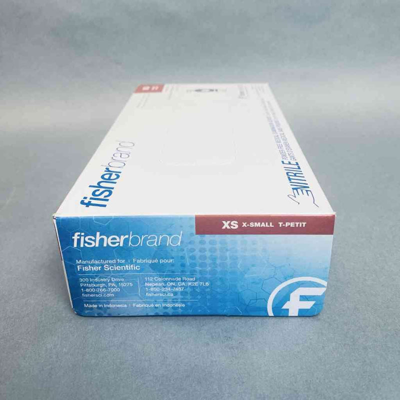 Fisherbrand Nitrile Gloves XS Powder Free with Aloe 10 Boxes with 100 Gloves Each Disposable Gloves Fisherbrand