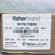 Fisherbrand NP-PVC Tubing 1/4 ID x 7/16 OD Total of 100 ft. Hose & Tubing Fisherbrand