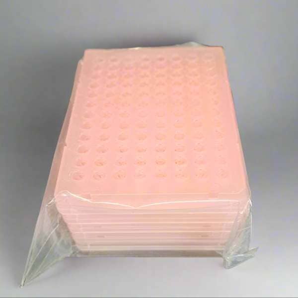 Fisherbrand PCR Microplate 96 Well 0.2 ml Skirted Red PP Pack of 25 Plates Lab Consumables::Storage and Culture Plates Fisherbrand