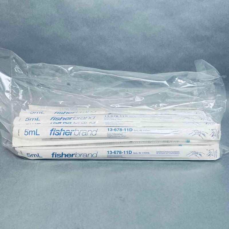 Fisherbrand Serological Pipette 5 ml PS Case of 200 Pipets Pipets & Pipette Tips Fisher Scientific