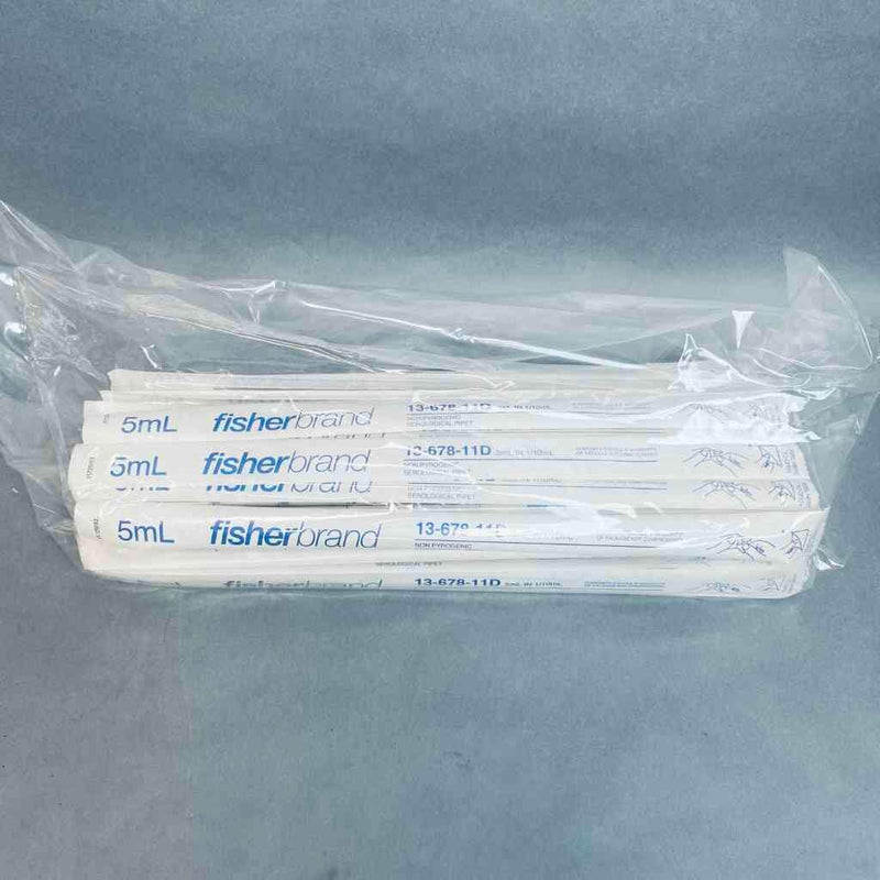 Fisherbrand Serological Pipette 5 ml PS Case of 200 Pipets Pipets & Pipette Tips Fisher Scientific