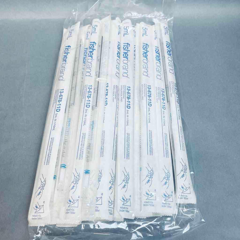 Fisherbrand Serological Pipette 5 ml PS Case of 200 Pipets Pipets & Pipette Tips Fisher Scientific