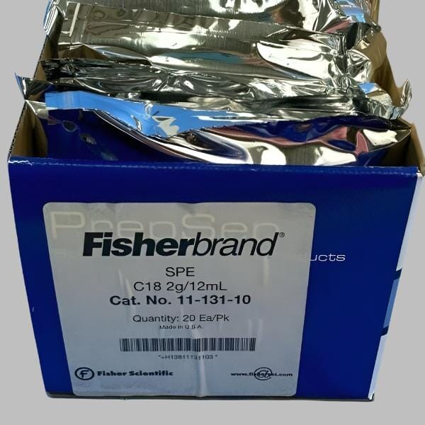 Fisherbrand SPE Cartridge PrepSep C18 2g 12ml Total of 40 Cartridges LC/MS/GC Fisherbrand