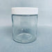 Fisherbrand Straight Sided Glass Jar 120 ml Clear Polyvinyl Lined Cap Lot of 20 Jars Glassware Fisherbrand