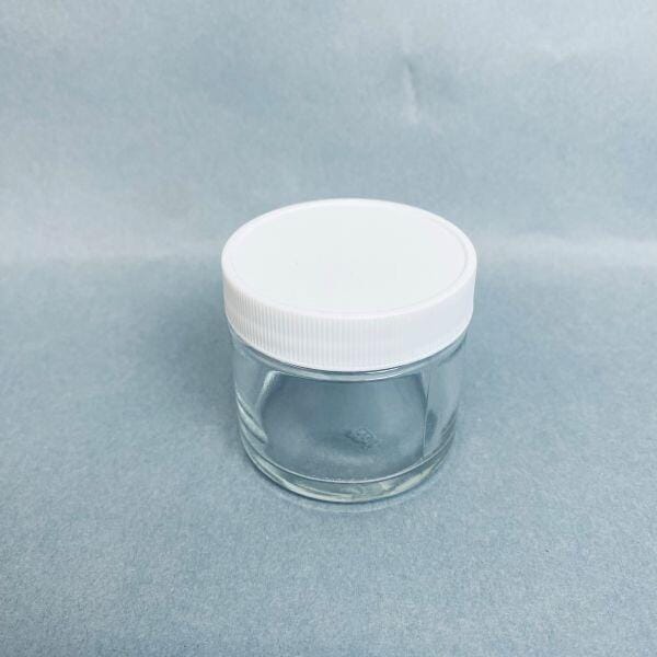 Fisherbrand Straight Sided Glass Jar 60 ml Clear with Polyvinyl Lined Cap Case of 24 Jars Glassware Fisherbrand