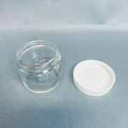 Fisherbrand Straight Sided Glass Jar 60 ml Clear with Polyvinyl Lined Cap Case of 24 Jars Glassware Fisherbrand