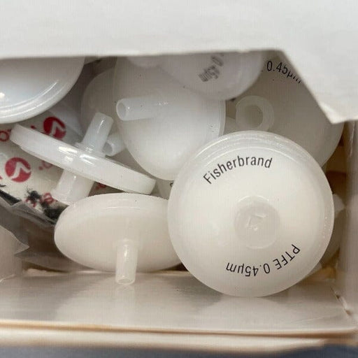 Fisherbrand Syringe Filters 0.45 um Pore PTFE Membrane 100 Filters Filters Fisherbrand