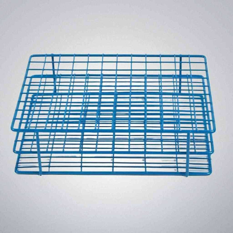 Fisherbrand Test Tube Rack HDPE Coated 108 Well 16 mm Dia Lot of 2 Racks Tube Racks Fisherbrand