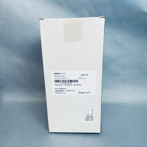 Fisherbrand Weighing Dishes Hexagonal Polystyrene 32mm - Total of 500 Dishes Other Medical, Lab & Dental Supplies Fisherbrand