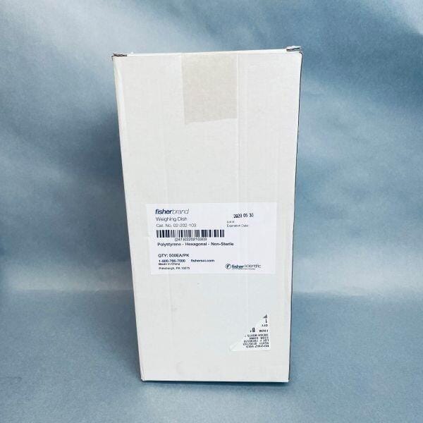 Fisherbrand Weighing Dishes Hexagonal Polystyrene 32mm - Total of 500 Dishes Other Medical, Lab & Dental Supplies Fisherbrand