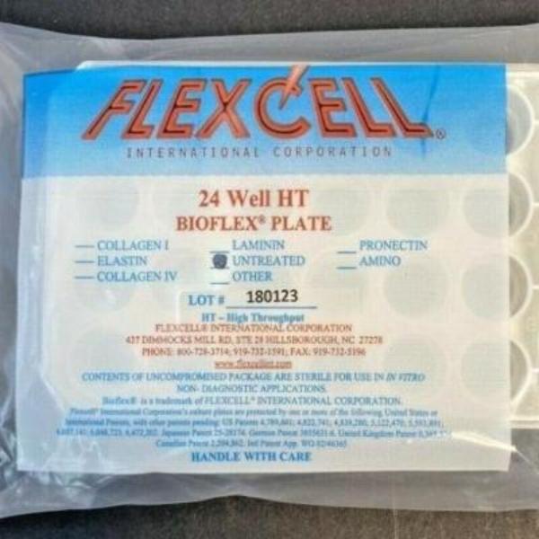 Flexcell Microplate BioFlex 24 Well White Sterile 5 Plates Lab Consumables::Storage and Culture Plates FlexCell