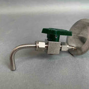 Fluidline Technology Bleed Valve Bottom Drain with Tri-Clamp End Sanitary Fittings VWR