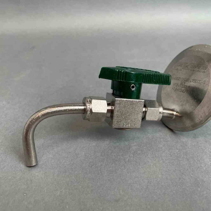 Fluidline Technology Bleed Valve Bottom Drain with Tri-Clamp End Sanitary Fittings VWR