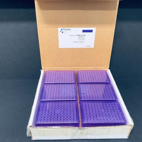 Fluotics Pipette Tips 250 ul 6 Racks with 96 Tips Each for Agilent VPrep AGI-250 Pipettes & Pipette Tips Fluotics
