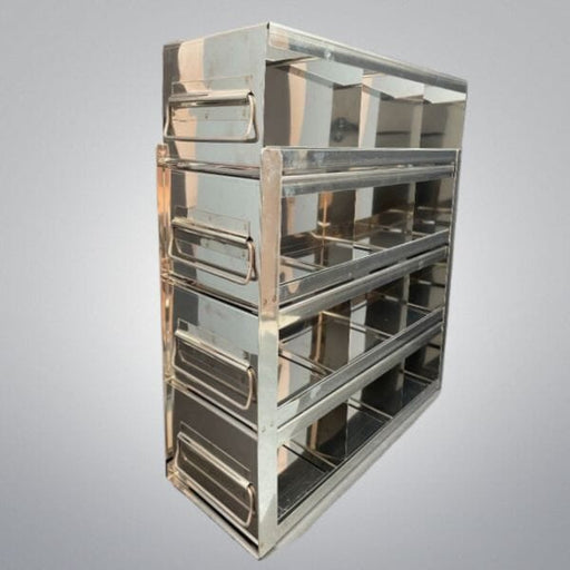 Freezer Rack 4 Drawer 12 Place for 3 in. Freezer Boxes Lab Equipment::Lab Freezers & Refrigerators VWR