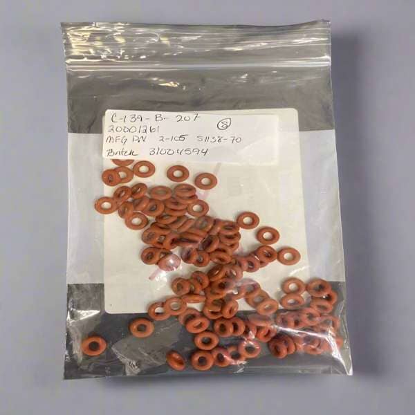 Gallagher Fluid Seal Silicone O-Ring Size 105 Total of 200 Seals Other Medical & Lab Equipment Gallagher Fluid Seals