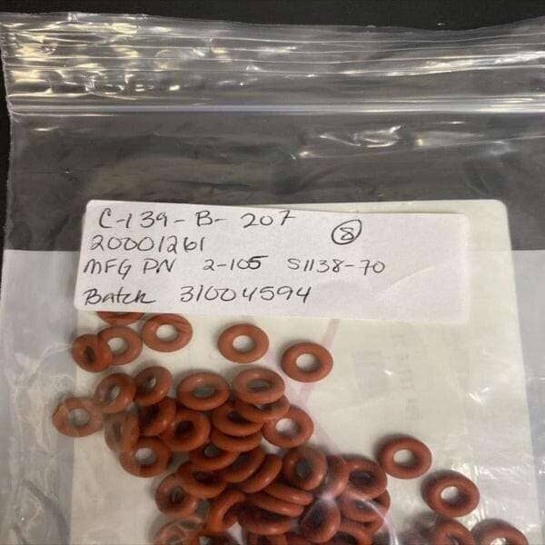 Gallagher Fluid Seal Silicone O-Ring Size 105 Total of 200 Seals Other Medical & Lab Equipment Gallagher Fluid Seals