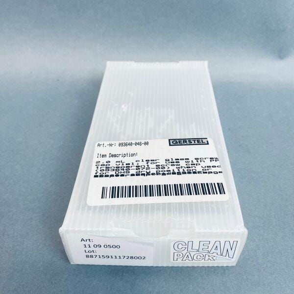 Gerstel Clear Glass Vial 2 ml for use with Transparent Screw Cap Total of 200 Vials Gerstel