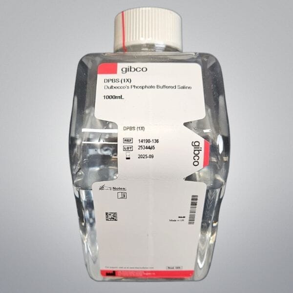 Gibco Dulbecco's Phosphate Buffered Saline 1000 ml — Life Sciences Trading