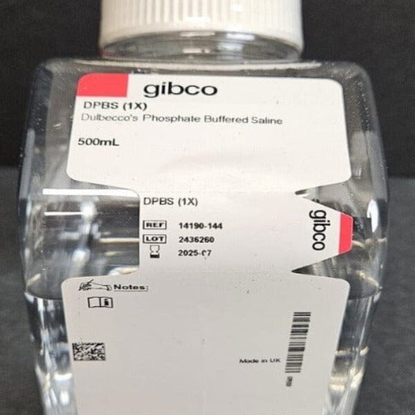 Gibco Dulbecco's Phosphate Buffered Saline 500 ml Case of 10 Bottles Other Gibco