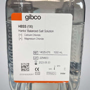 Gibco Hanks Balanced Salt Solution without Phenol Red 1000 ml Total of 4 Bottles Other Gibco