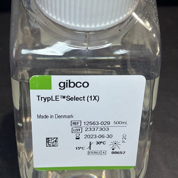 Gibco TrypLE Select Enzyme 500 ml Bottle No Phenol Red Other Gibco