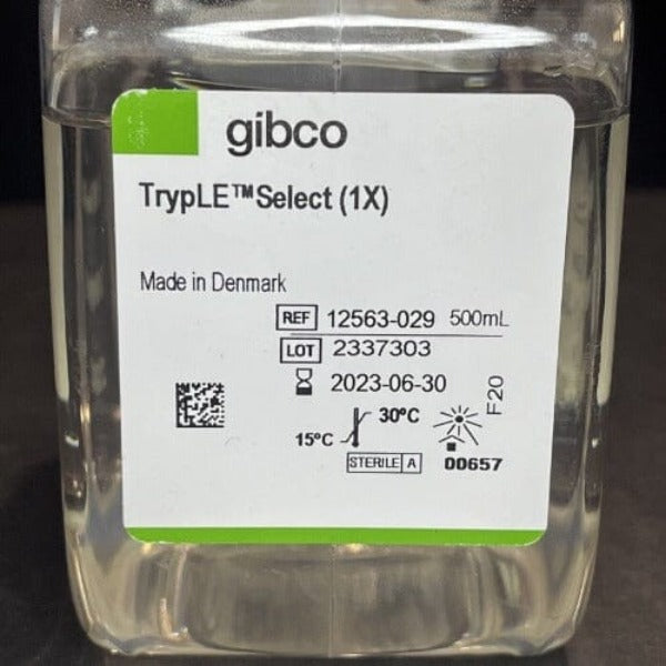 Gibco TrypLE Select Enzyme 500 ml Bottle No Phenol Red Other Gibco