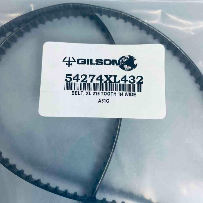 Gilson Belt XL 216 Tooth 43.2 in Length x 1/4 in. Width Other Gilson