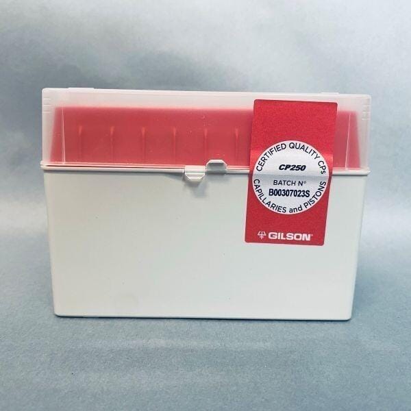 Gilson Capillary Pistons CP250 50-250 µL 10 Racks - Total of 960 Tips Pipets & Pipette Tips Gilson