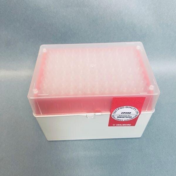 Gilson Capillary Pistons CP250 50-250 µL 10 Racks - Total of 960 Tips Pipets & Pipette Tips Gilson