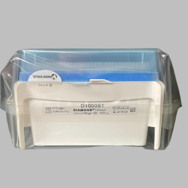 Gilson DL1000ST Pipette Tips 1000 ul 30 Racks — Life Sciences Trading