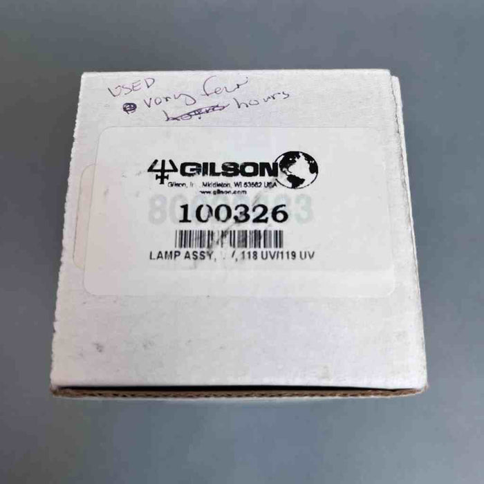 Gilson Lamp Assembly 118 UV/ 119 UV Deuterium Lamps Gilson