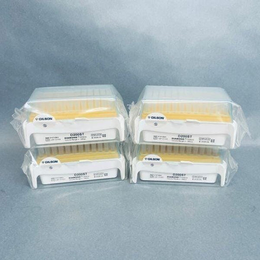 Gilson Pipetman Diamond Pipette Tips 200 ul 4 Racks Total of 384 Tips Pipets & Pipette Tips Gilson