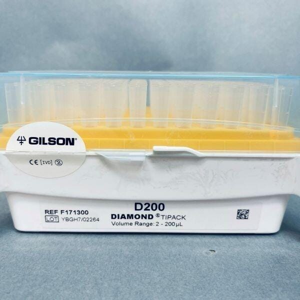 Gilson Pipetman Pipette Tips Diamond D200 Tipack 5 Racks of 96 Tips Each Pipets & Pipette Tips Gilson