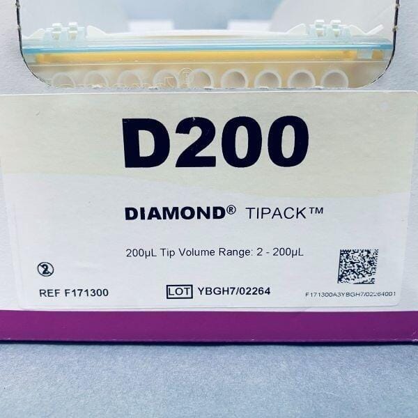 Gilson Pipetman Pipette Tips Diamond D200 Tipack 5 Racks of 96 Tips Each Pipets & Pipette Tips Gilson