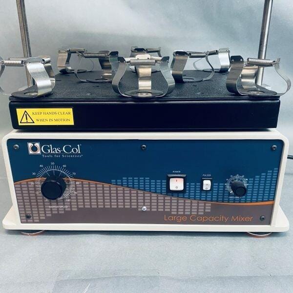 Glas-Col Large Capacity Mixer Pulsating Shaker with 8 Platform Clamp Orbital, Platform & Vortex Shakers Glas-Col