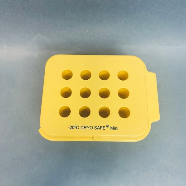 Globe Scientific CryoCool Mini Cooler -20 C 12 Place for 1.5 ml Tubes Yellow Other Medical & Lab Equipment Globe Scientific