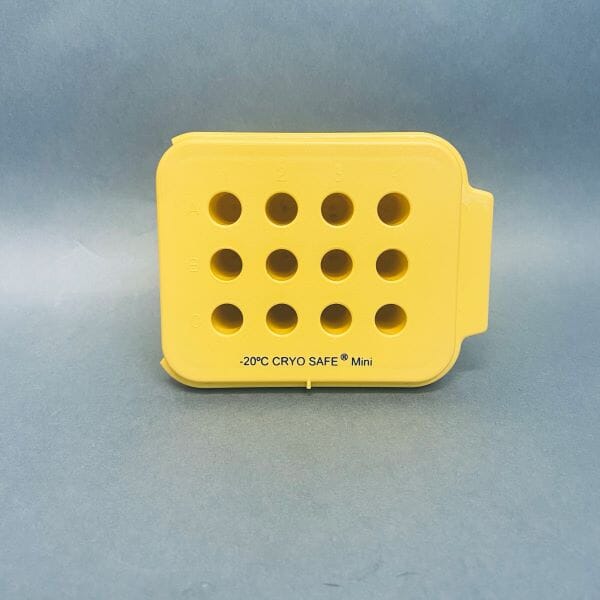 Globe Scientific CryoCool Mini Cooler -20 C 12 Place for 1.5 ml Tubes Yellow Other Medical & Lab Equipment Globe Scientific