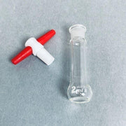 Globe Scientific Volumetric Flask with Stopper 2 ml Class A Total of 5 Flasks Lab Flasks Globe Scientific