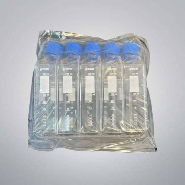 Greiner Bio-One Culture Flask 250 ml Filter Cap Sterile Pack of 5 Lab Consumables::Tubes, Vials, and Flasks Greiner Bio-One