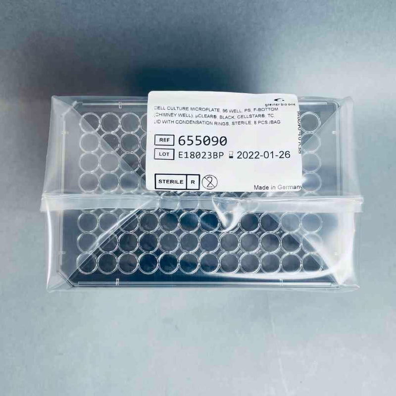 Greiner Bio-One Culture Microplate w Lid 96 Well Sealed Case of 32 Plates Petri Dishes/Culture Plates Greiner Bio-One