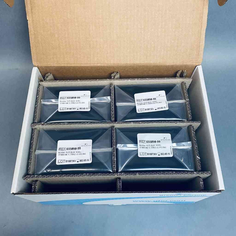 Greiner Bio-One Culture Microplate w Lid 96 Well Sterile Case of 32 Plates Petri Dishes/Culture Plates Greiner Bio-One