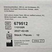 Greiner Bio-One Flask 250 ml DuoCap Baffled Bottom - Case of 12 Flasks Lab Consumables::Tubes, Vials, and Flasks Griener Bio-One