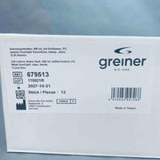 Greiner Bio-One Flask 500 ml DuoCap Baffled Bottom PC Case of 12 Flasks Lab Culture Flask Griener Bio-One