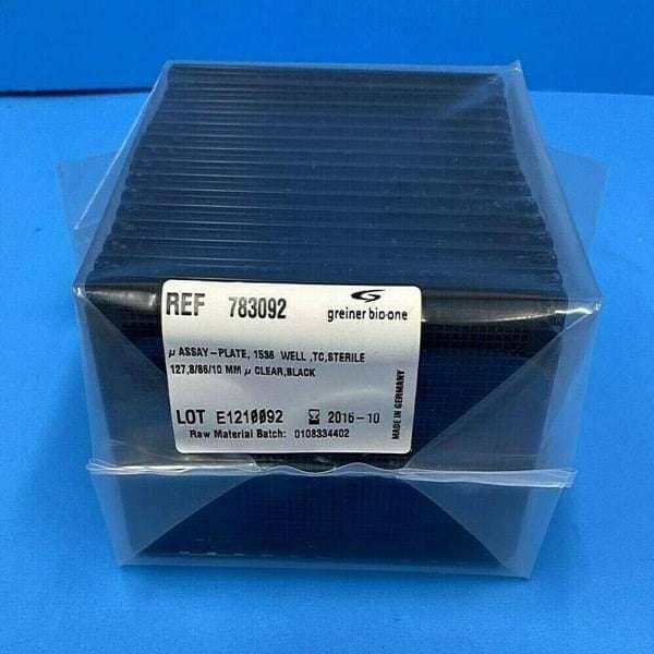 Greiner Bio-One Microplate 1536 Well Black 15 Plates Lab Consumables::Storage and Culture Plates Greiner Bio-One