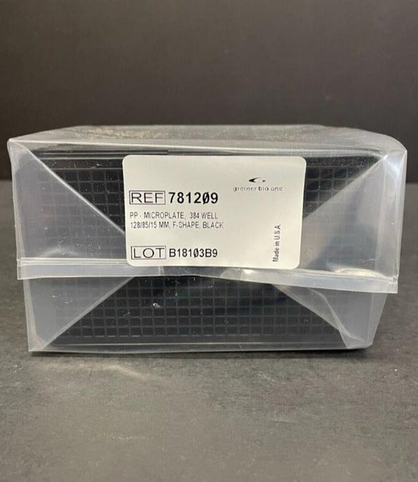 Greiner Bio-One Microplate 384 Well Black Flat Bottom Sealed 50 Plates Lab Consumables::Storage and Culture Plates Greiner Bio-One